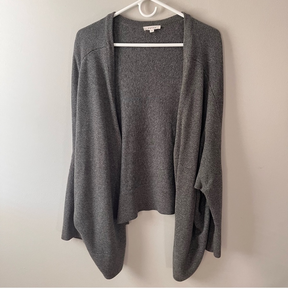 Organic Cotton Relaxed Button Up Cardigan